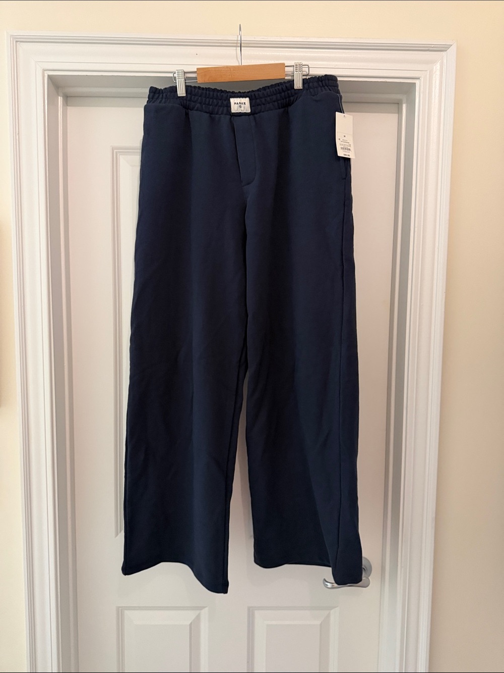 PARKE Navy Sweatpants. NWT!
